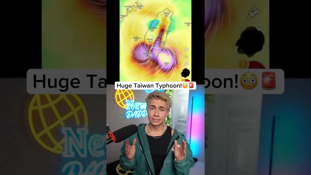 Taiwan Hit With Massive Typhoon!